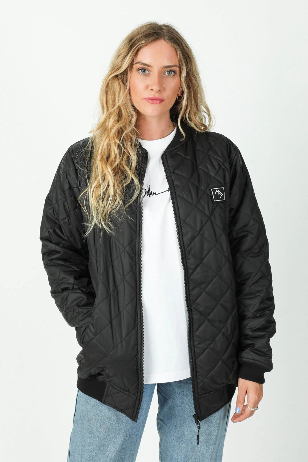 Veste Quilted Jacket - Navy – Image 4