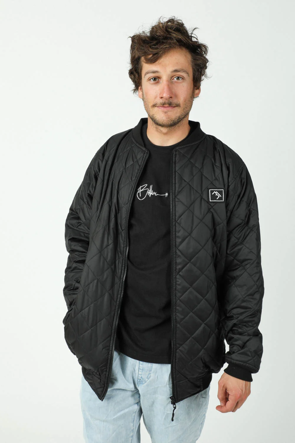Veste Quilted Jacket - Navy – Image 5